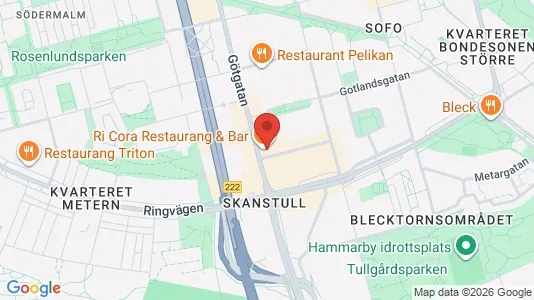 Lägenheter att hyra i Södermalm - kort over placeringen