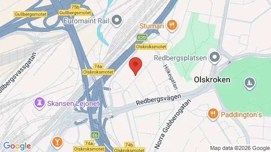 Lägenheter att hyra i Örgryte-Härlanda - kort over placeringen