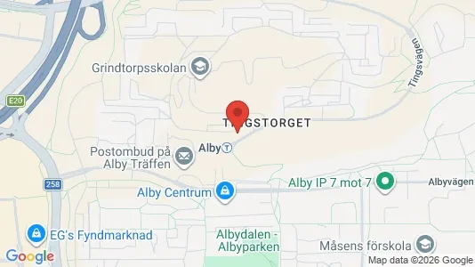 Lägenheter att hyra i Botkyrka - kort over placeringen