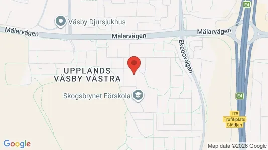 Lägenheter att hyra i Upplands Väsby - kort over placeringen