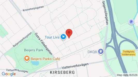 Lägenheter att hyra i Malmö Centrum - kort over placeringen