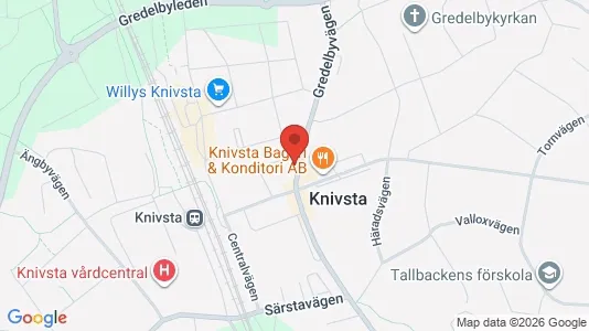 Lägenheter att hyra i Knivsta - kort over placeringen