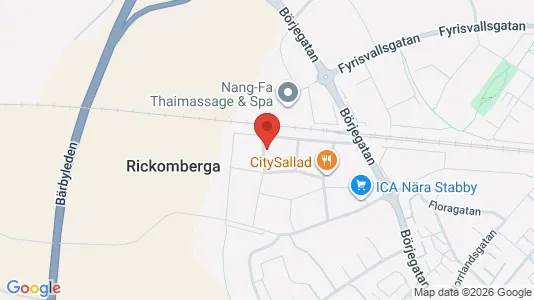 Lägenheter att hyra i Uppsala - kort over placeringen