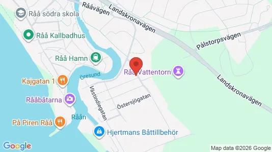 Lägenheter att hyra i Helsingborg - kort over placeringen