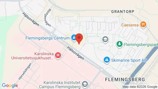 Lägenheter att hyra i Huddinge - kort over placeringen