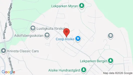 Lägenheter att hyra i Knivsta - kort over placeringen