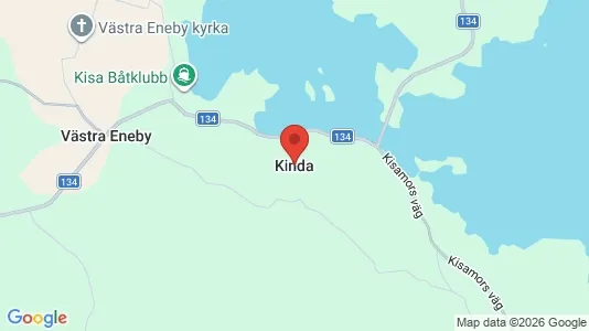 Lägenheter att hyra i Kinda - kort over placeringen