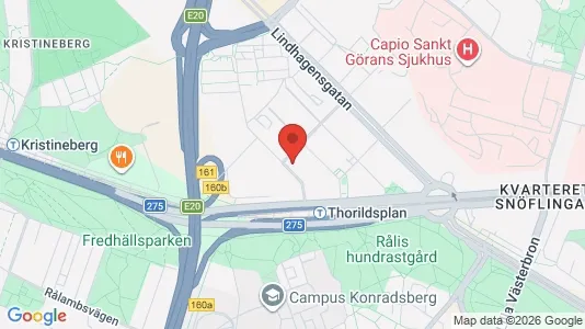 Lägenheter att hyra i Kungsholmen - kort over placeringen