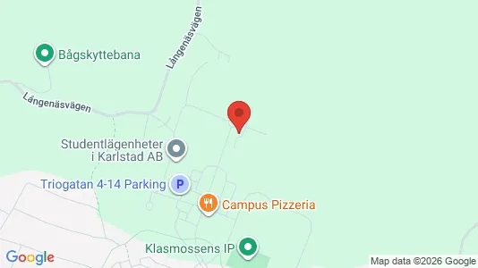 Lägenheter att hyra i Karlstad - kort over placeringen