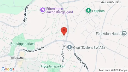 Rum att hyra i Söderort - kort over placeringen