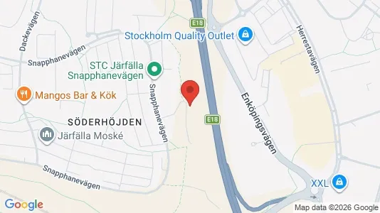 Lägenheter att hyra i Järfälla - kort over placeringen