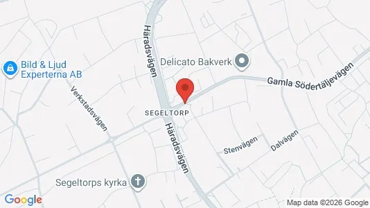 Lägenheter att hyra i Huddinge - kort over placeringen