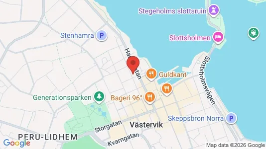 Lägenheter att hyra i Kalmar - kort over placeringen