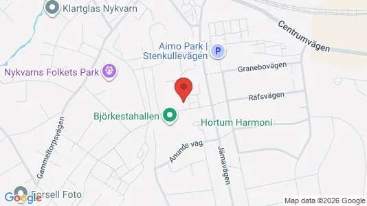 Lägenheter att hyra i Nykvarn - kort over placeringen