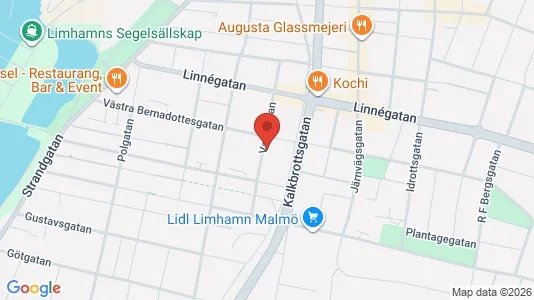 Lägenheter att hyra i Limhamn/Bunkeflo - kort over placeringen