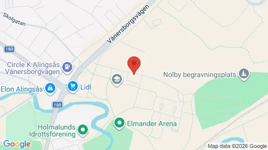 Lägenheter att hyra i Alingsås - kort over placeringen