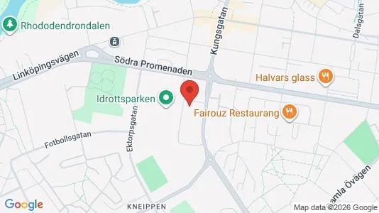 Lägenheter att hyra i Norrköping - kort over placeringen