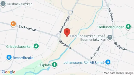 Lägenheter att hyra i Umeå - kort over placeringen