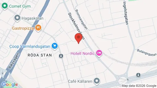 Lägenheter att hyra i Norrköping - kort over placeringen