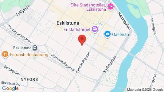 Lägenheter att hyra i Eskilstuna - kort over placeringen