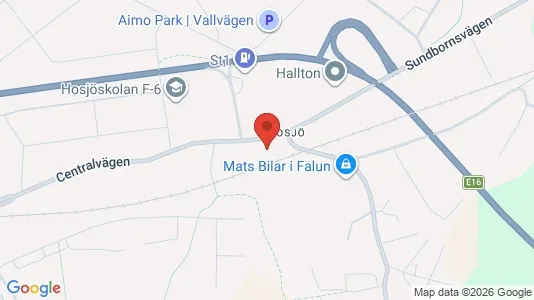 Lägenheter att hyra i Falun - kort over placeringen