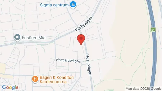 Lägenheter att hyra i Upplands Väsby - kort over placeringen