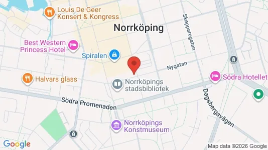 Lägenheter att hyra i Norrköping - kort over placeringen