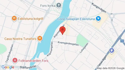 Lägenheter att hyra i Eskilstuna - kort over placeringen
