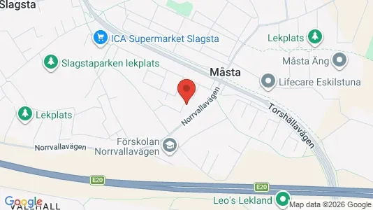 Lägenheter att hyra i Eskilstuna - kort over placeringen