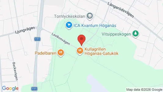 Lägenheter att hyra i Höganäs - kort over placeringen