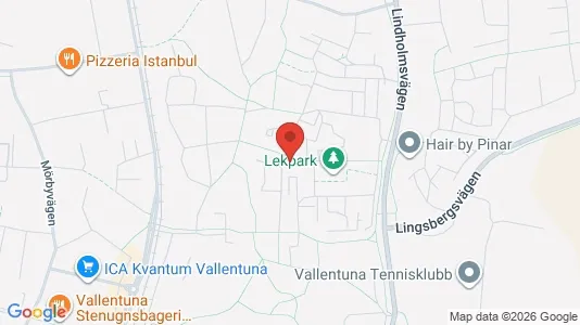 Lägenheter att hyra i Vallentuna - kort over placeringen