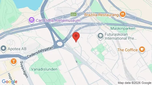 Rum att hyra i Östermalm - kort over placeringen
