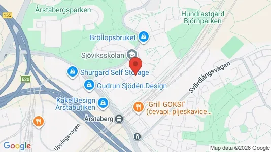 Lägenheter att hyra i Södermalm - kort over placeringen
