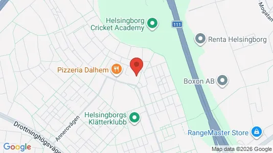 Lägenheter att hyra i Helsingborg - kort over placeringen