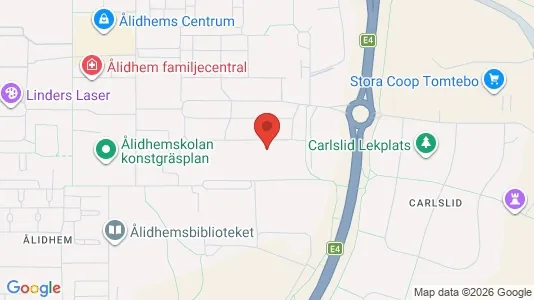 Lägenheter att hyra i Umeå - kort over placeringen