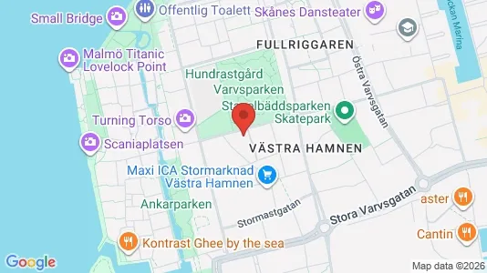 Lägenheter att hyra i Malmö Centrum - kort over placeringen