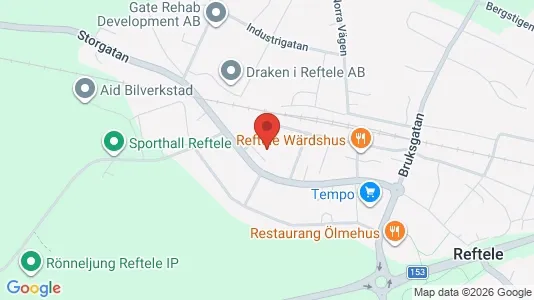 Lägenheter att hyra i Gislaved - kort over placeringen