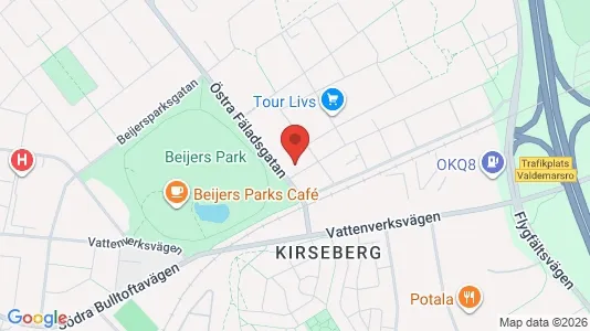 Lägenheter att hyra i Kirseberg - kort over placeringen