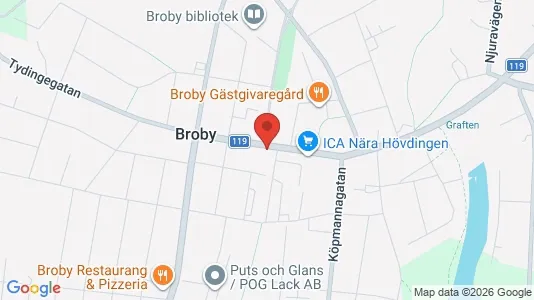 Lägenheter att hyra i Östra Göinge - kort over placeringen