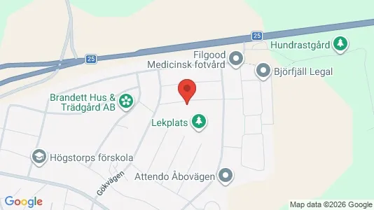 Lägenheter att hyra i Växjö - kort over placeringen
