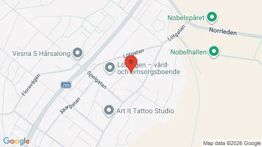Lägenheter att hyra i Karlskoga - kort over placeringen