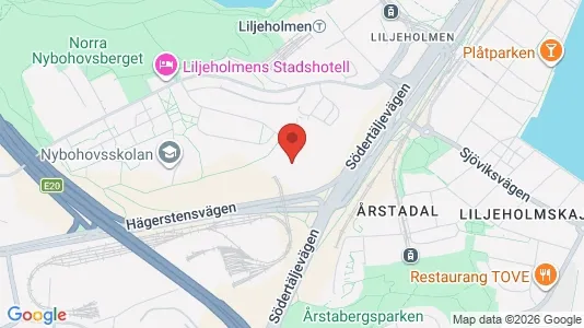 Lägenheter att hyra i Södermalm - kort over placeringen
