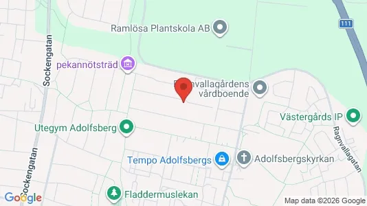 Lägenheter att hyra i Helsingborg - kort over placeringen