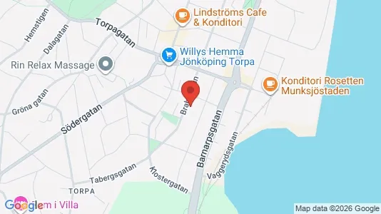 Lägenheter att hyra i Jönköping - kort over placeringen