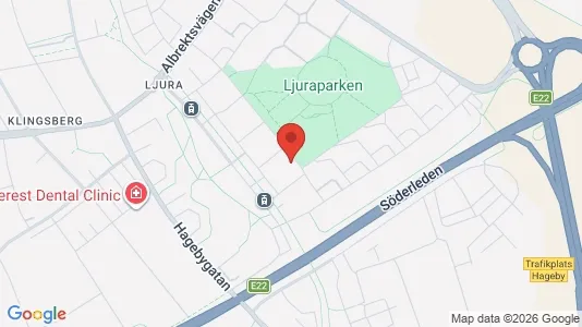 Lägenheter att hyra i Norrköping - kort over placeringen