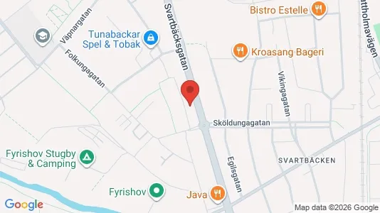 Lägenheter att hyra i Uppsala - kort over placeringen