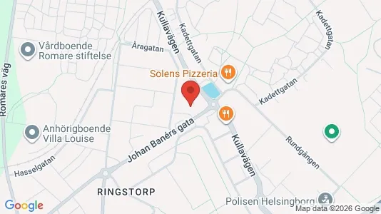 Lägenheter att hyra i Helsingborg - kort over placeringen