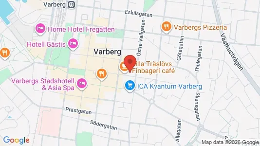 Lägenheter att hyra i Varberg - kort over placeringen