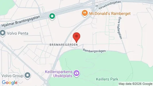 Lägenheter att hyra i Lundby - kort over placeringen