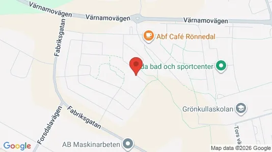 Lägenheter att hyra i Alvesta - kort over placeringen